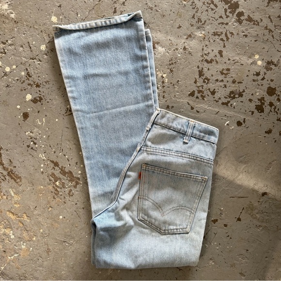 Vintage 1960’s Levi’s 646 Orange Tab Bell Bottom Jeans - Picture 5 of 7